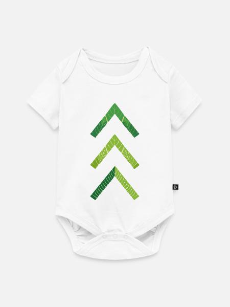 Pfeile des Down-Syndrom-Stammes - Baby Premium Kurzarmbody - Weiß