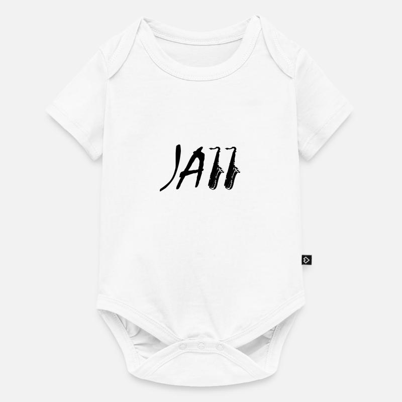 Jazz - Body à manches courtes Premium Bébé - blanc