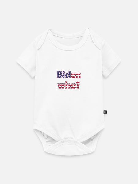 Biden who - Baby Premium Kurzarmbody - Weiß