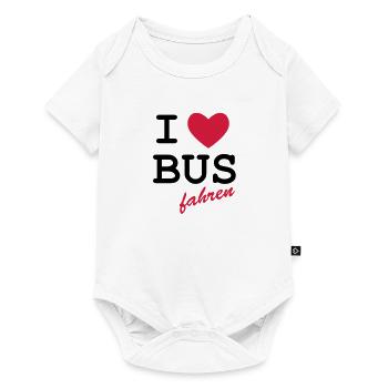J'aime Voyage de bus - Body à manches courtes Premium Bébé - blanc - Devant