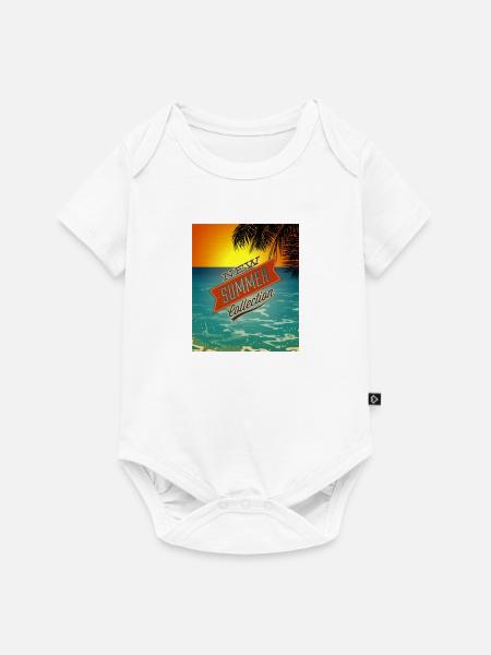 Sommer Cool Zitate - Baby Premium Kurzarmbody - Weiß