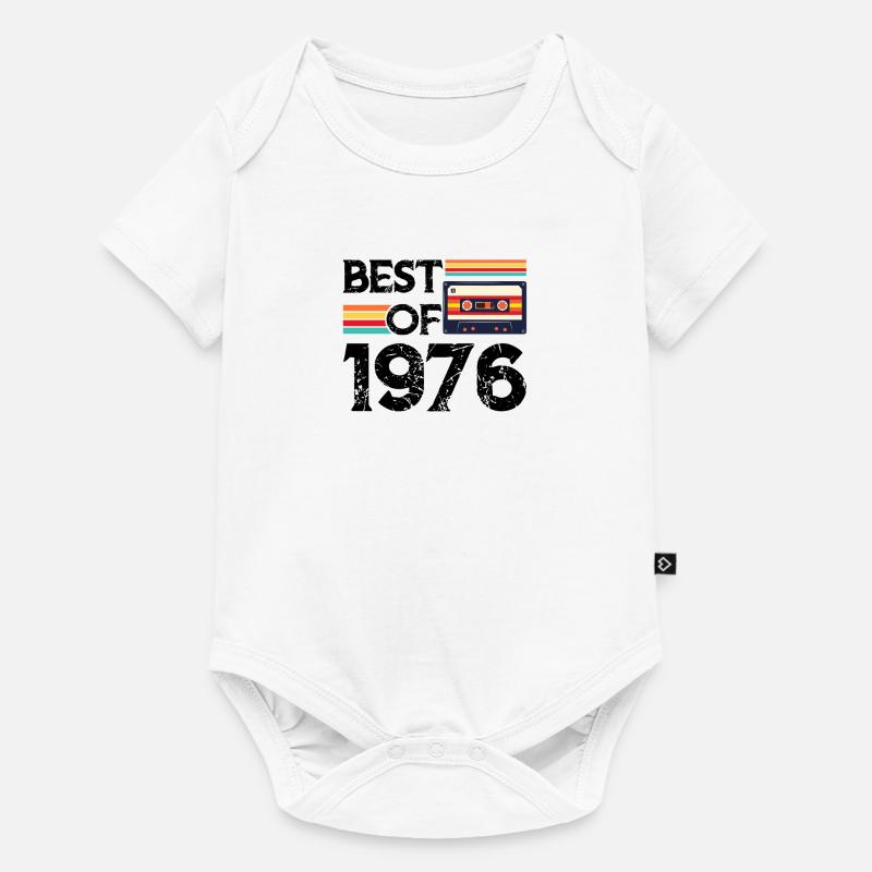 Meilleur de 1976 - Body à manches courtes Premium Bébé - blanc