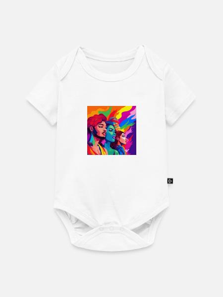 Queer People - Baby Premium Kurzarmbody - Weiß