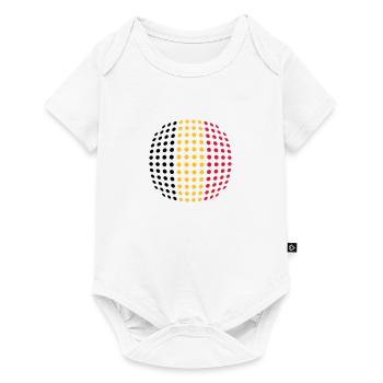 Belgian Flag - Baby Premium short-sleeve bodysuit - white - Front