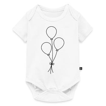 Ballons - Body à manches courtes Premium Bébé - blanc - Devant