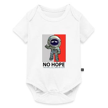 No Hope with Astronaut - Baby Premium short-sleeve bodysuit - white - Front