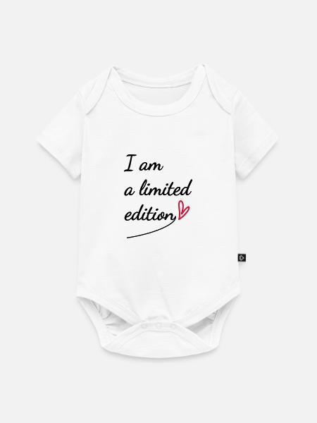 Ich bin eine limitierte Auflage - Baby Premium Kurzarmbody - Weiß