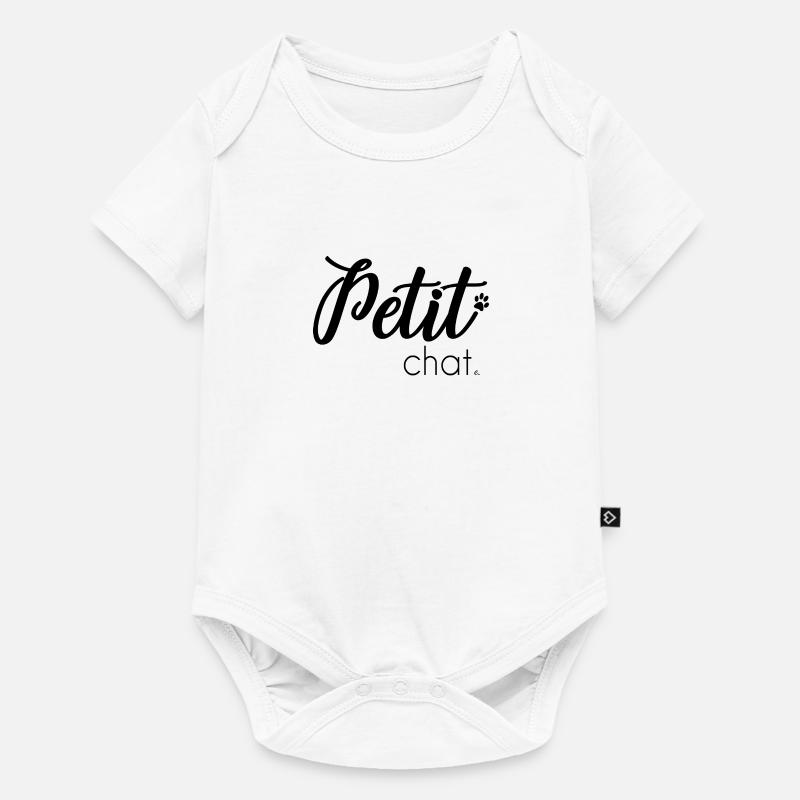 Petit chat - Body à manches courtes Premium Bébé - blanc