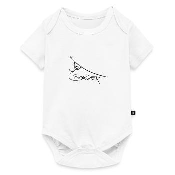 Boulder Boulder Stick Figure Grimpeur Grimpeur - Body à manches courtes Premium Bébé - blanc - Devant