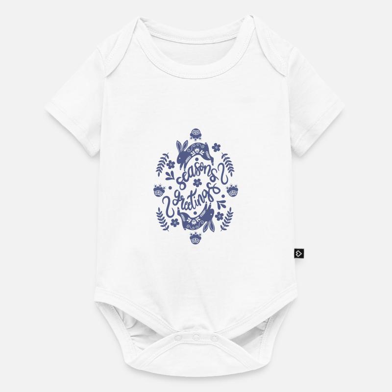 Joyeuses fêtes de fin d’année - Body à manches courtes Premium Bébé - blanc
