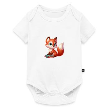fox 6 - Body à manches courtes Premium Bébé - blanc - Devant