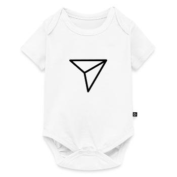 Paper Airplane Icon - Baby Premium short-sleeve bodysuit - white - Front