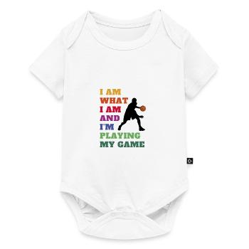 Basketball love. Basketball - My Game, My Game - Baby Premium short-sleeve bodysuit - white - Front
