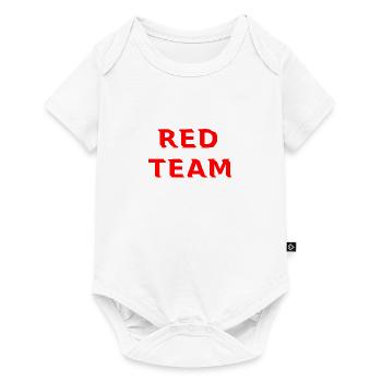 Red Team - Baby Premium Kurzarmbody - Weiß - Vorne