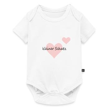 Kleiner Schatz rosa - Baby Premium Kurzarmbody - Weiß - Vorne