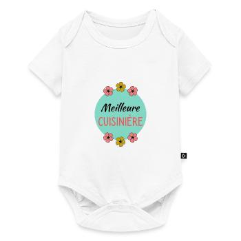BONNE FÊTE. FÊTE DES MÈRES. FÊTE DES PÈRES. FÊTE - Body à manches courtes Premium Bébé - blanc - Devant