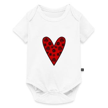 VALENTINE'S DAY. Bachelorette party. I LOVE YOU. I LOVE YOU. LOVE - Baby Premium short-sleeve bodysuit - white - Front