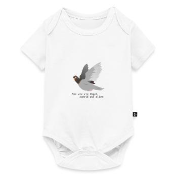 Dove shit on everything - Baby Premium short-sleeve bodysuit - white - Front