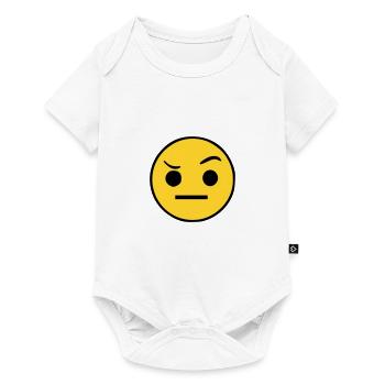 Emoji Skepticism Sketch Color - Baby Premium short-sleeve bodysuit - white - Front