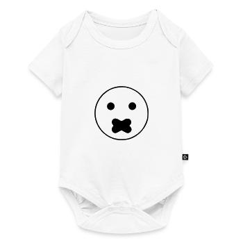 Emoji sketch still black - Baby Premium short-sleeve bodysuit - white - Front