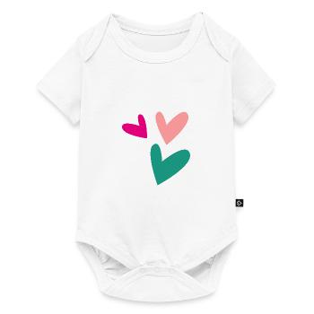 SAINT VALENTINE. bachelorette party. I LOVE YOU. I LOVE YOU. LOVE - Baby Premium short-sleeve bodysuit - white - Front
