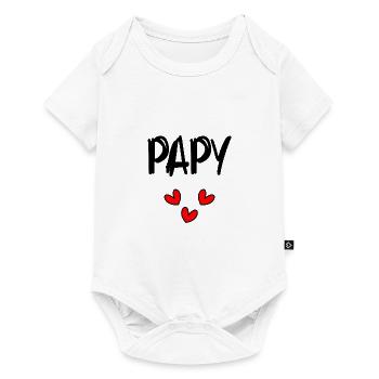 GRANDPA. HAPPY BIRTHDAY DAD. DAD. FATHER's DAY. FEAST - Baby Premium short-sleeve bodysuit - white - Front