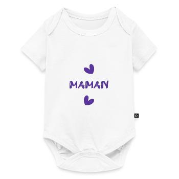 BONNE FÊTE MAMAN. MAMAN. FÊTE DES MÈRES. FÊTE - Body à manches courtes Premium Bébé - blanc - Devant