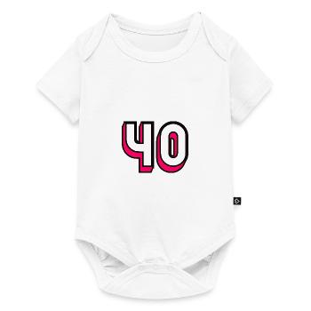 40. GEBURTSTAG. ALLES GUTE ZUM GEBURTSTAG! - Baby Premium Kurzarmbody - Weiß - Vorne