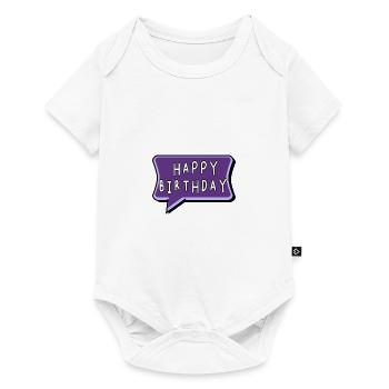 HAPPY BIRTHDAY. HAPPY BIRTHDAY. BIRTHDAY. - Baby Premium short-sleeve bodysuit - white - Front