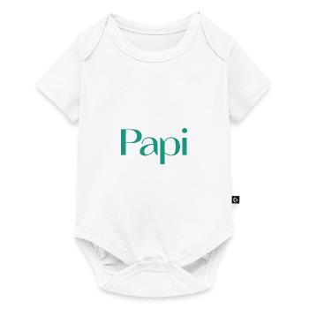 GRANDPA. FATHER's DAY. HAPPY BIRTHDAY GRANDPA. I LOVE YOU. - Baby Premium short-sleeve bodysuit - white - Front