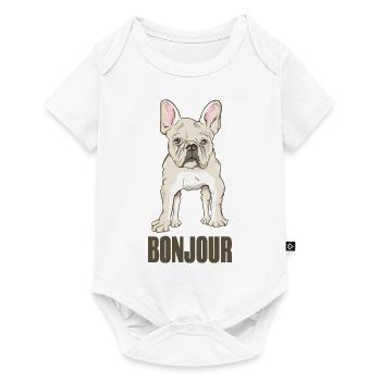 Bonjour - Body à manches courtes Premium Bébé - blanc - Devant