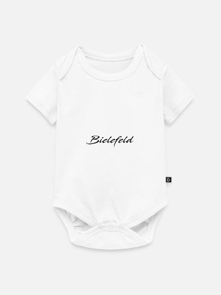 Bielefeld - Baby Premium Kurzarmbody - Weiß