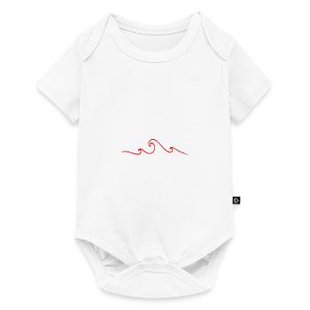 Vagues - Body à manches courtes Premium Bébé - blanc - Devant