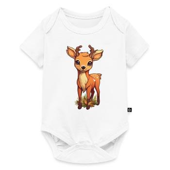 Niedliches kleines Cert - Baby Premium Kurzarmbody - Weiß - Vorne