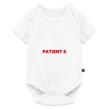 Patient 0 - Baby Premium Kurzarmbody - Weiß - Vorne