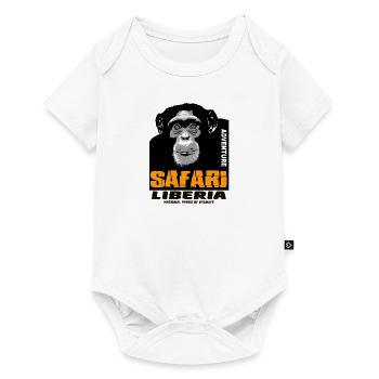 Liberia - Chimpanzee - Baby Premium short-sleeve bodysuit - white - Front