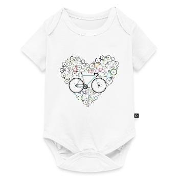 I Love My Bike - Baby Premium short-sleeve bodysuit - white - Front