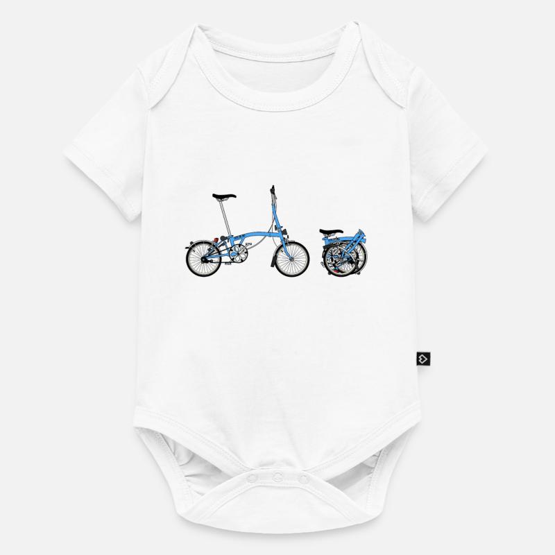 Brompton vélo - Body à manches courtes Premium Bébé - blanc