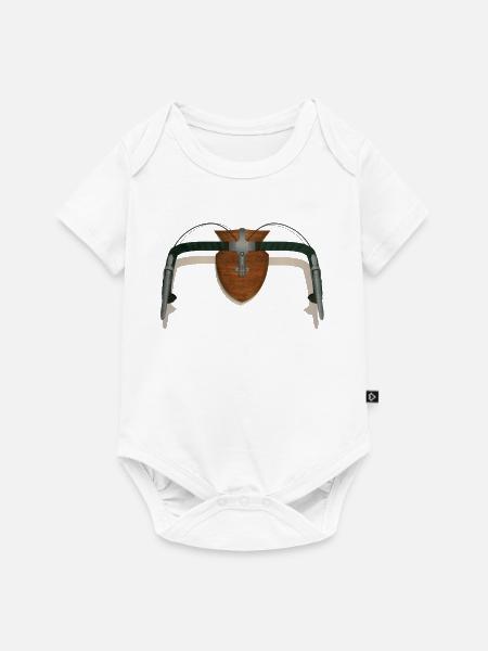 Bike Hunter - Baby Premium Kurzarmbody - Weiß