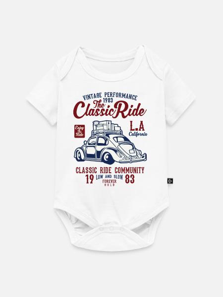 The Classic Ride2 - Baby Premium Kurzarmbody - Weiß