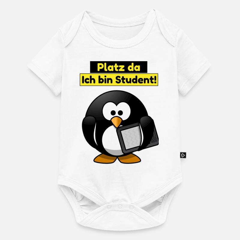 Platz da ich bin Student - Baby Premium Kurzarmbody - Weiß