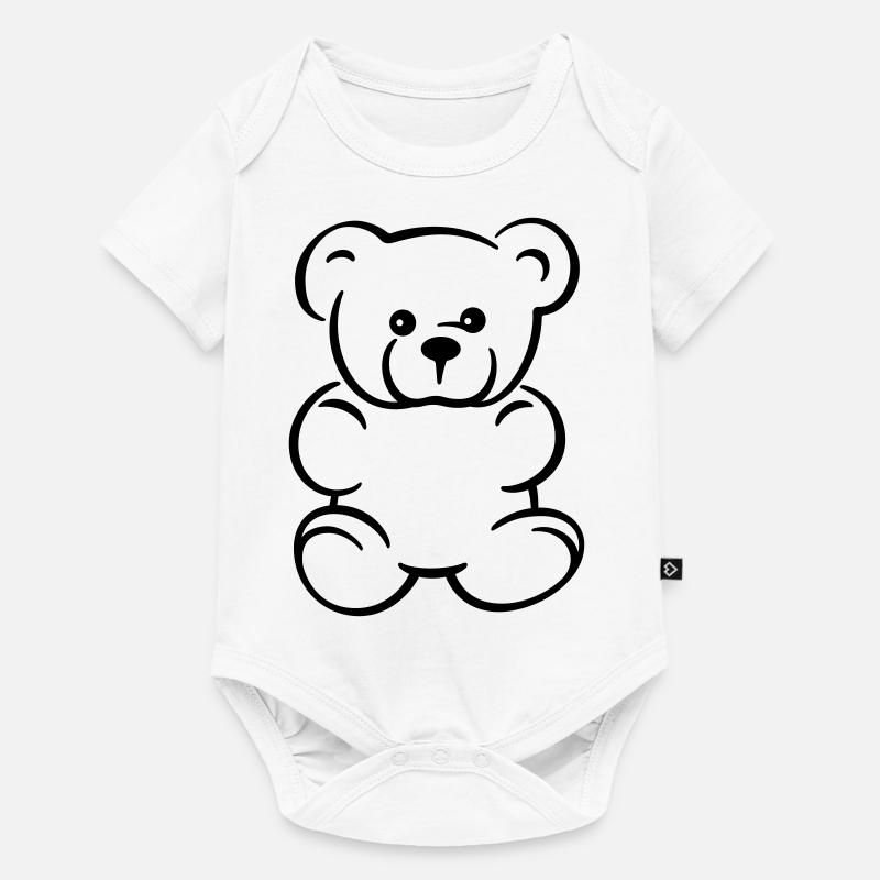 Teddy - Idée de cadeau - Body à manches courtes Premium Bébé - blanc
