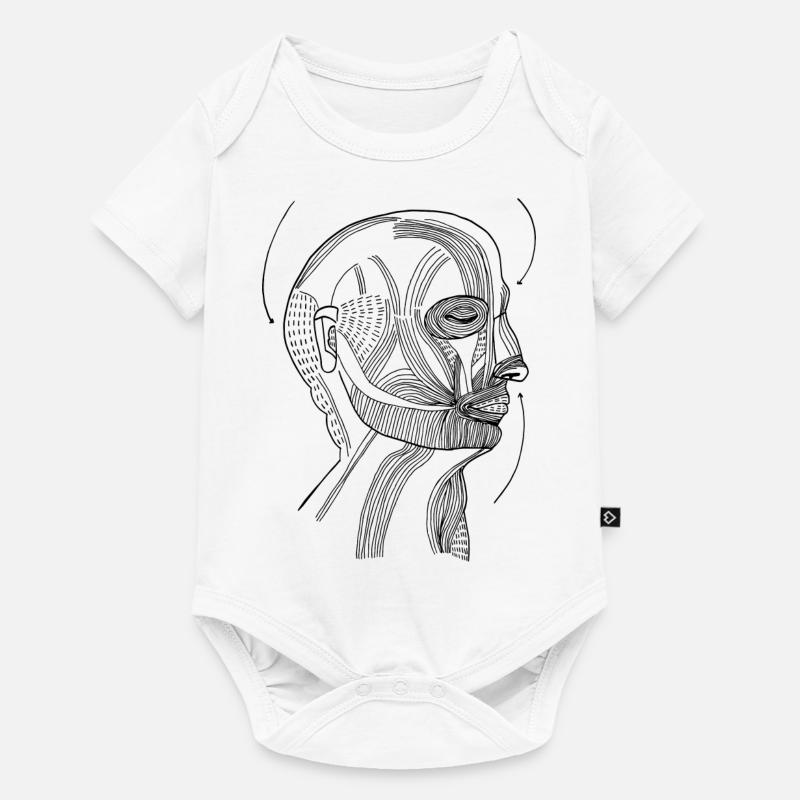 Tête sans sens - Body à manches courtes Premium Bébé - blanc