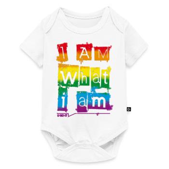 I AM WHAT I AM - Baby Premium short-sleeve bodysuit - white - Front