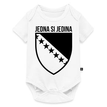 Jedna Si Jedina Bosna - Baby Premium Kurzarmbody - Weiß - Vorne