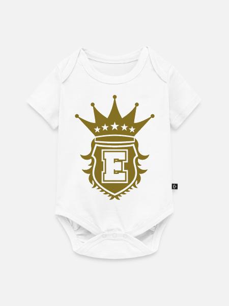 E Crest - Baby Premium Kurzarmbody - Weiß