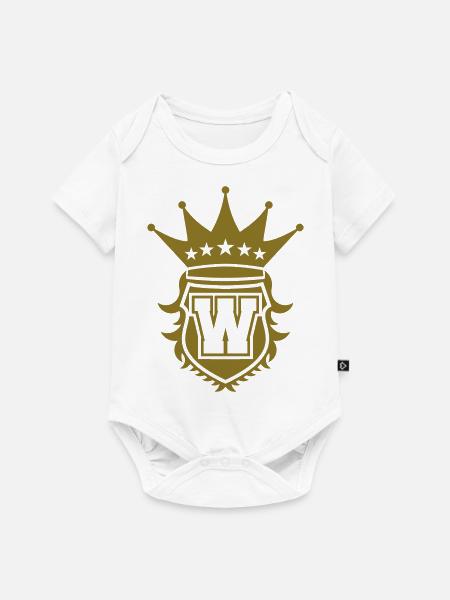 W Crest - Baby Premium Kurzarmbody - Weiß