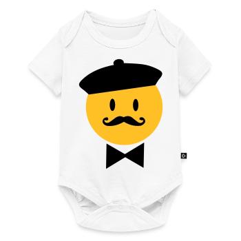 france - Body à manches courtes Premium Bébé - blanc - Devant