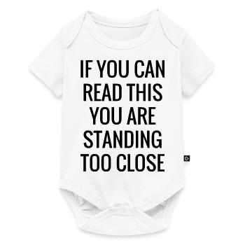 Read this - Humor - Funny - Joke - Friend - Body à manches courtes Premium Bébé - blanc - Devant