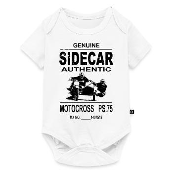 Sidecar Moto Cross - Baby Premium Kurzarmbody - Weiß - Vorne